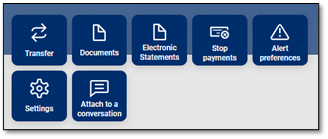 Screenshot of options to add accounts