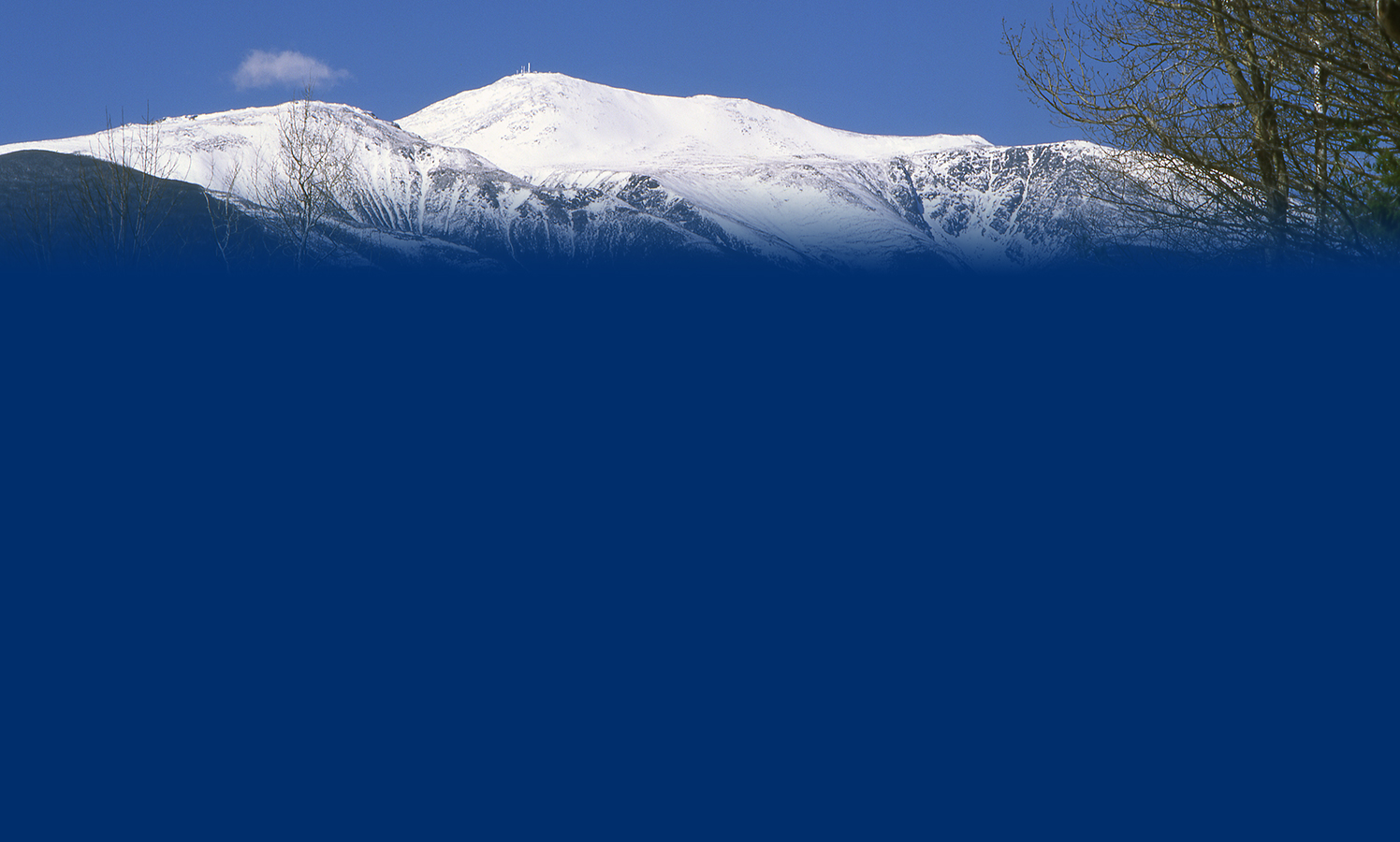 Secondary page header image of Mt. Washington